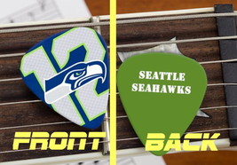 Seattle Seahawks 12 man fan 12er 12th Set of 3 premium Promo Guitar Pick Pic - £6.88 GBP