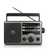 Am Fm Portable Radio Transistor Radio With 3.5Mm Earphone Jack, Hight/Lo... - £44.71 GBP