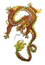 Beyond Vision Custom Long Dragon Embroidery Iron On/Sew Patch [6.54&quot; 4.&quot;... - £21.26 GBP