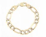  Unisex 14kt Yellow and White Gold Bracelet 397054 - £1,106.38 GBP