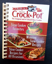 Rival 2007 Crock Pot Cookbook 3 Books in 1 Slow Cooker Favorites Winning Recipes - £7.51 GBP