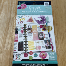 The Happy Planner Happy Memory Keeping Floral Memories Sticker Book 578 - £15.04 GBP