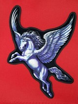 Pegasus The Winged Horse Iron On Embroidered Patch 5 1/2&quot;x 6 1/4&quot;  - £10.35 GBP