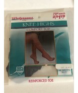 Walgreens Knee High Comfort Top Reinforced Toe Sh2 - $6.92