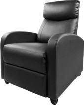 Living Room Recliner Chair, PU Leather Adjustable Single Recliner Sofa Home - £193.35 GBP
