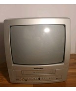 Sylvania SRC2213W 13” CRT TV VHS Combo AS IS     TV WORKS VCR DOES NOT - $64.34