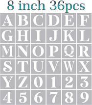 8 Inch Letter Stencils for Painting on Wood Alphabet Stencils Stencil Letters Nu - £22.67 GBP