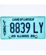 2020 United States Illinois Land of Lincoln Livery License Plate 8839 LY - $20.22 CAD