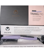 CALISTA Triangl PRO Pro Heated Detailer Styling Brush Lavender - $472.89 MXN