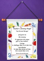 Teacher Serenity Prayer - Personalized Wall Hanging 1115-1) - £15.97 GBP