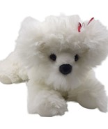 Douglas Cuddle White Dog Stuffed Plush Animal Toy Puppy Red Bow Maybe Bi... - £12.54 GBP