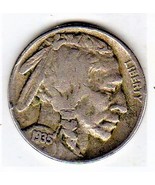 1935 P Buffalo Coin (Indian Head) Nickel - $3.50