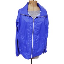 Columbia Omni- Shield Zip Up Windbreaker Jacket Women XL Lined Sportswear Hooded - £24.74 GBP
