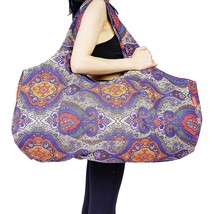 Yoga Mat Bag Large Yoga Mat Tote Sling Carrier With Pockets Fits Mats With Multi - £36.76 GBP