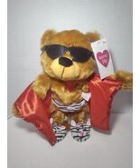 Gemmy Animated Flirty Valentine Singing Dance &amp; Flashing Lover Bear Deco... - $49.49