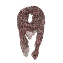 Zadig &amp; Voltaire Delta All Over Zebra Blue Pink Scarf Large Wrap Scarf S... - $113.85