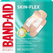 Band-Aid Brand Skin-Flex Adhesive Bandages for First Aid &amp; Wound Care of Minor C - £15.17 GBP
