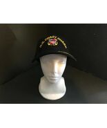 US COAST GUARD PADDED SATIN STITCH BLACK STRAPBACK HAT CAP - $247.64 MXN