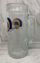 Vtg &#39;70s L.A. RAMS-Tall Beer Mug-Fisher Nuts-Deacon Jones-MINT CONDITION- - £7.74 GBP