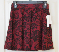 Joe B. by Joe Benbasset Red &amp; Black Skater Skirt Women&#39;s JR Sz S NWT MSR... - $14.74
