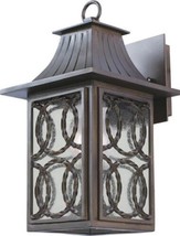 Wall Sconce KALCO MONTEREY Rustic Lodge 1-Light Small Hammered Aged Bronze - $1,229.00