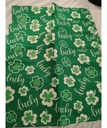  Shamrock St. Patrick&#39;s Day Placemats Set of 12&quot; x 18&quot;, Rectangular 4 Pc... - $9.99