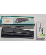 GBC Bates 550C Classic Black Desk Stapler w/ Swingline 5000 Staples Box ... - $13.05