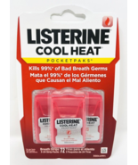 Listerine PocketPaks COOL HEAT Cinnamon Breath Strips 3 Pack 72 Strips - £39.50 GBP