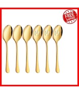 Elegant 9.8 Inch Gold Serving Spoons – Perfect for Buffets &amp; Special Occ... - €26,82 EUR