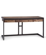 Erina Rustic Natural Aged Brown Desk - $1,033.46 CAD