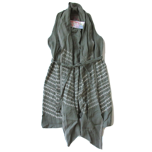 NWT JWLA Johnny Was LA Petra in Army Green Embroidered Belted Drape Line... - £56.66 GBP