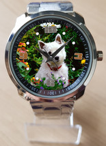 West High Land Terrier Pet Dog Cute Unique Unisex Beautiful Wrist Watch Sporty - £27.87 GBP