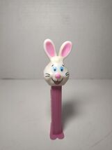 Vintage PEZ Easter Bunny Rabbit No Feet Pink Stem Made in Slovenia - $11.85