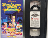 Disneys Sing Along Songs Very Merry Christmas Songs (VHS, 1992) - £8.62 GBP