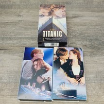 Titanic (VHS, 1998, 2-Tape Set)  Leonardo DiCaprio Kate Winslet - £2.34 GBP