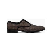 Stacy Adams Starleigh Rhinestone Plain Toe Slip On Black and Gold 25685-715 image 2