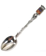 Chartres France Souvenir Spoon Vintage Silverplate Embossed Leaf Branch ... - £9.09 GBP