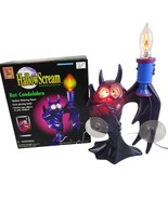 Bat Candelabra Light Up Window Decor Candle Halloween Hallowscream Trend... - £12.49 GBP