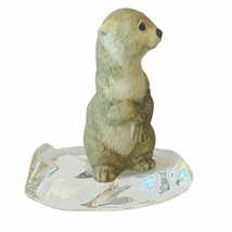 Franklin mint figurine arctic animal snow baby babies Austria glass meer... - £31.69 GBP