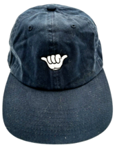 Shaka Patch Navy Blue Strapback Adjustable Baseball Cap Trucker Hat OSFA - $11.97