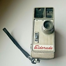 Vintage DeJur Eldorado 8mm Movie Camera &amp; Elgeet f2.5 1/2” Chromtar Lens  - $22.99