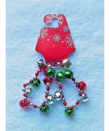 XMAS IN JULY!! 2PC Silver Christmas Jingle Bells Bracelet Set REDUCED!! - £7.82 GBP