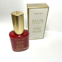 MARY KAY Salon Direct Long-Wearing Nail Enamel RICH RED  New Discontinued - $5.39