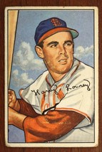 Vintage Baseball Card 1952 Bowman #102 P EAN Uts Lowrey St Louis Cardinals - £9.06 GBP