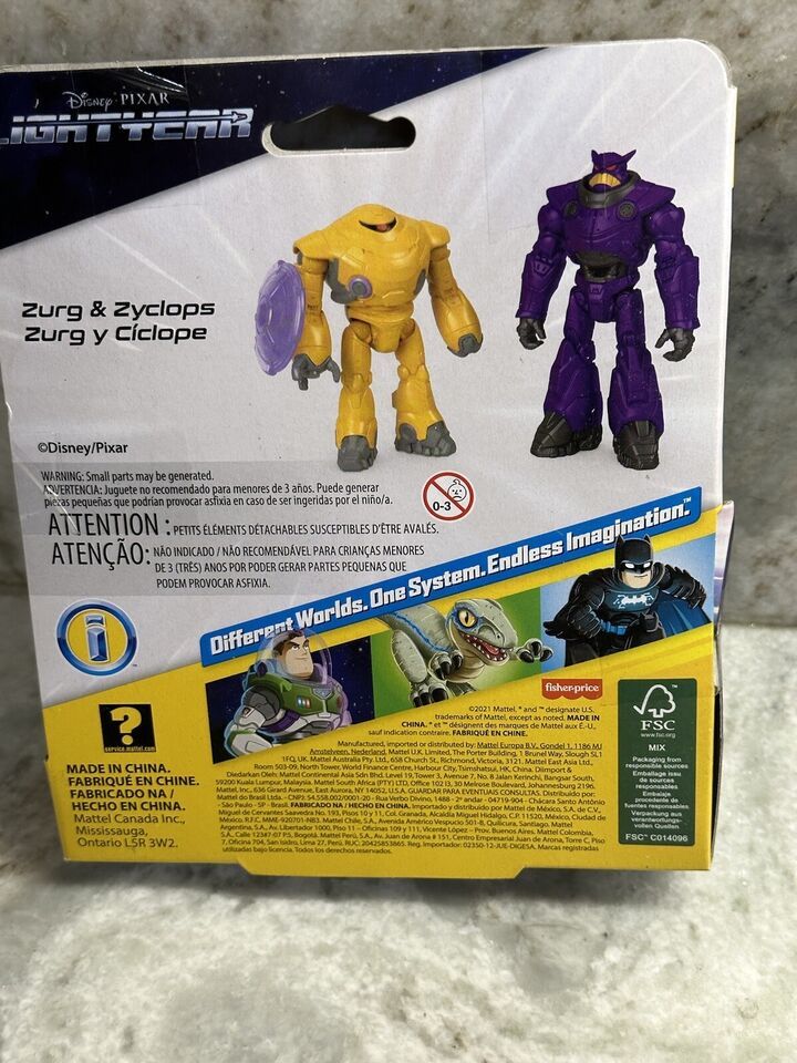 Disney Pixar Buzz Lightyear Zurg & Zyclops Imaginext Action Figure Toy Story Item image 7