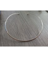 James Avery 925 Collet Collar Sterling Silver Necklace Free Shipping  - $2,024.97 MXN
