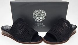 Vince Camuto Rallema Sz US 7.5 W WIDE EU 38 Women&#39;s Leather Wedge Slide ... - $39.35 CAD