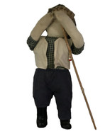 Vtg Time Out Doll Kid In A Corner Hide &amp; Seek Doll Handmade Fishing Pole... - £31.34 GBP