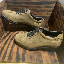 Gravity Defyer Men Size 8 Brown Leather Versoshock Comfort Lace-Up Shoes - $36.33