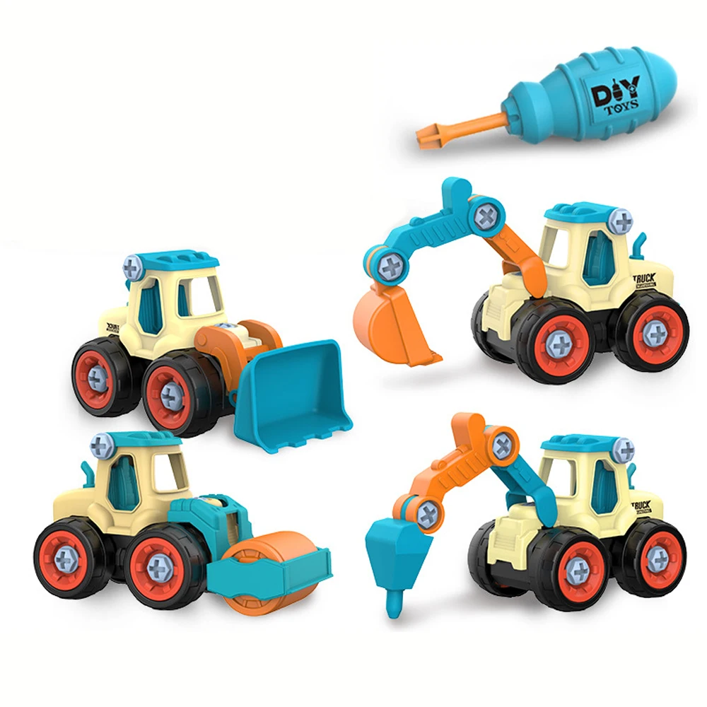 Take Apart Engineering Vehicle Toy, DIY  Construction Car Truck Screw Build Toy - £17.35 GBP